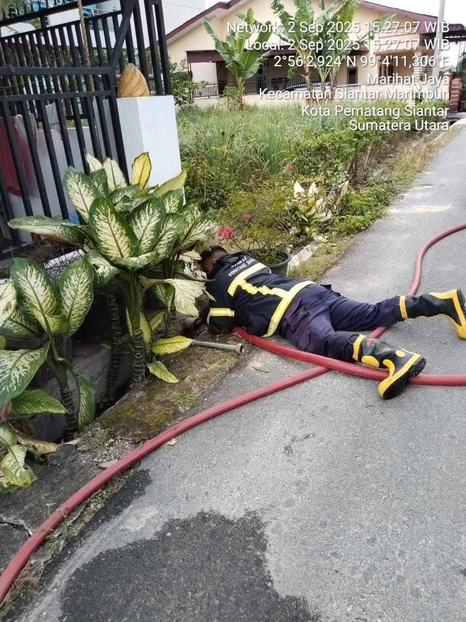 giat LIBAS (Lihat Sumbat Gas) di  Jl. Bahkora II Gg. Flamboyan