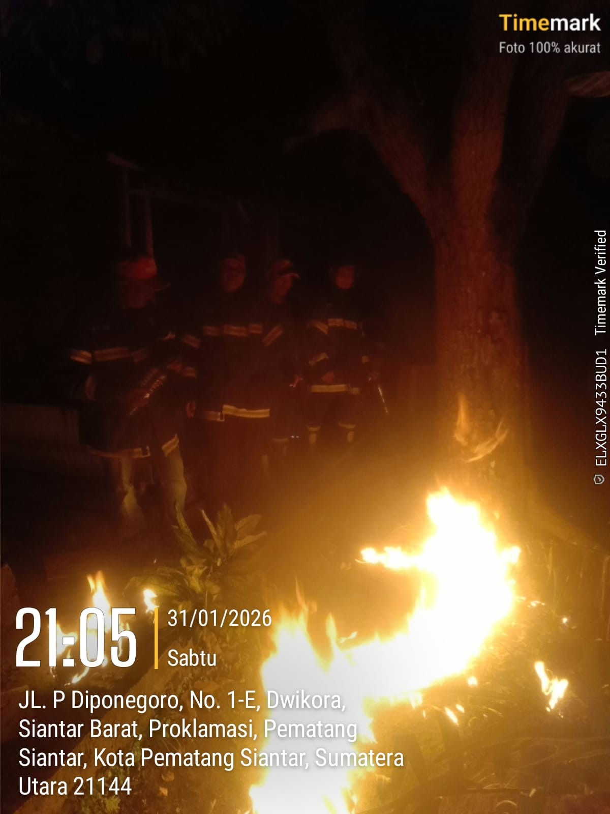 evakuasi sarang tawon di rumah warga  Jl. P. Diponegoro no.48