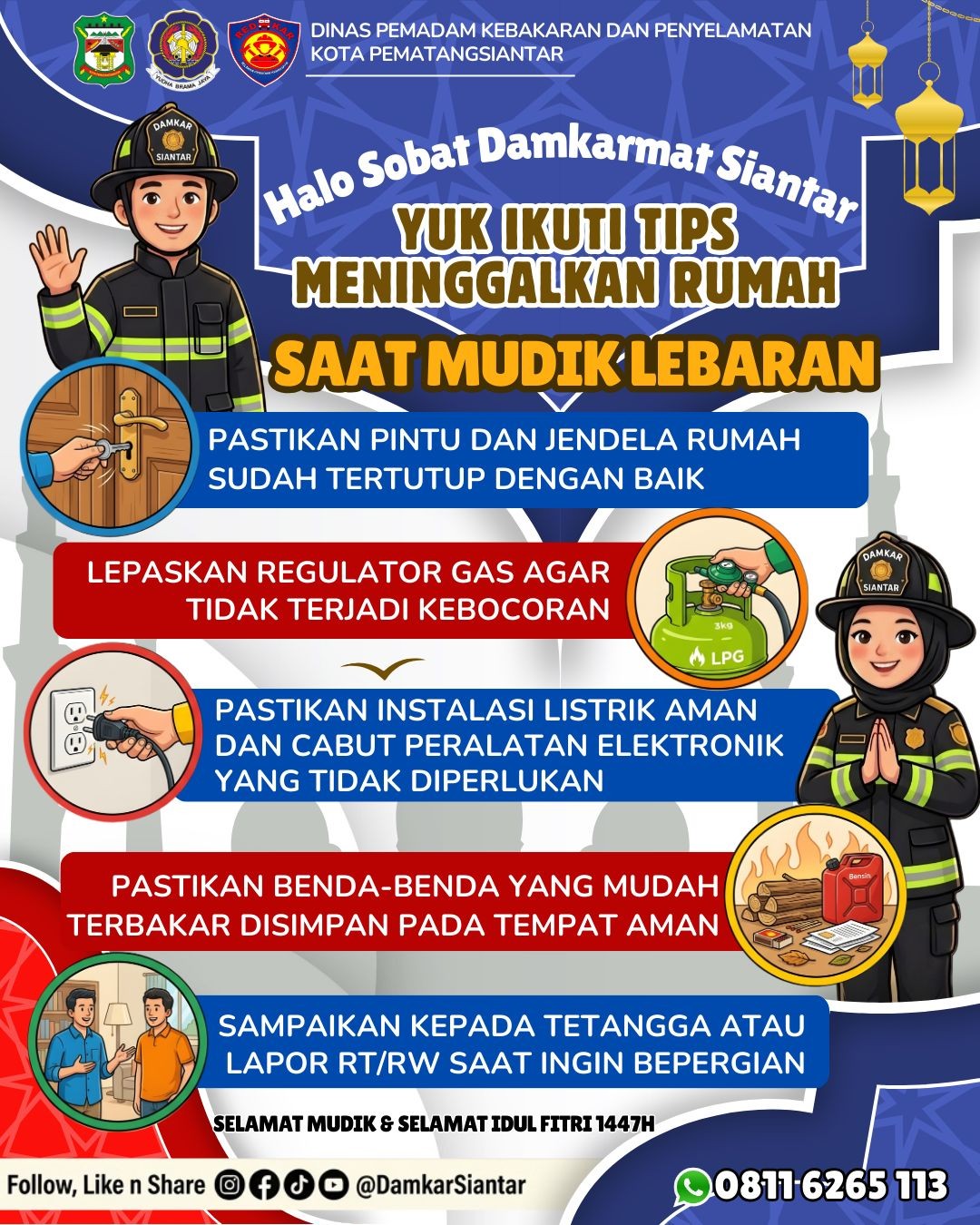 Yuk ikuti tips meninggalkan rumah saat mudik lebaran